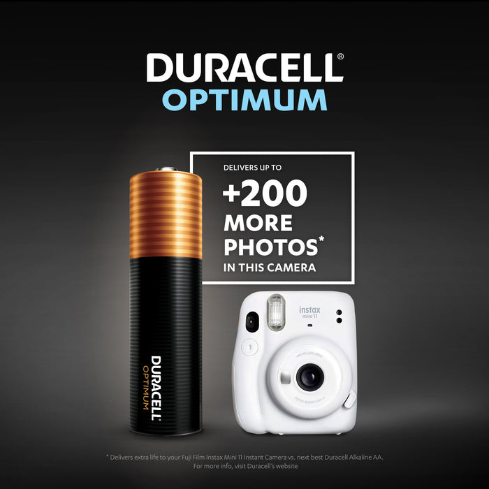 Duracell Optimum AA Alkaline Batteries 1.5V - 4 pack